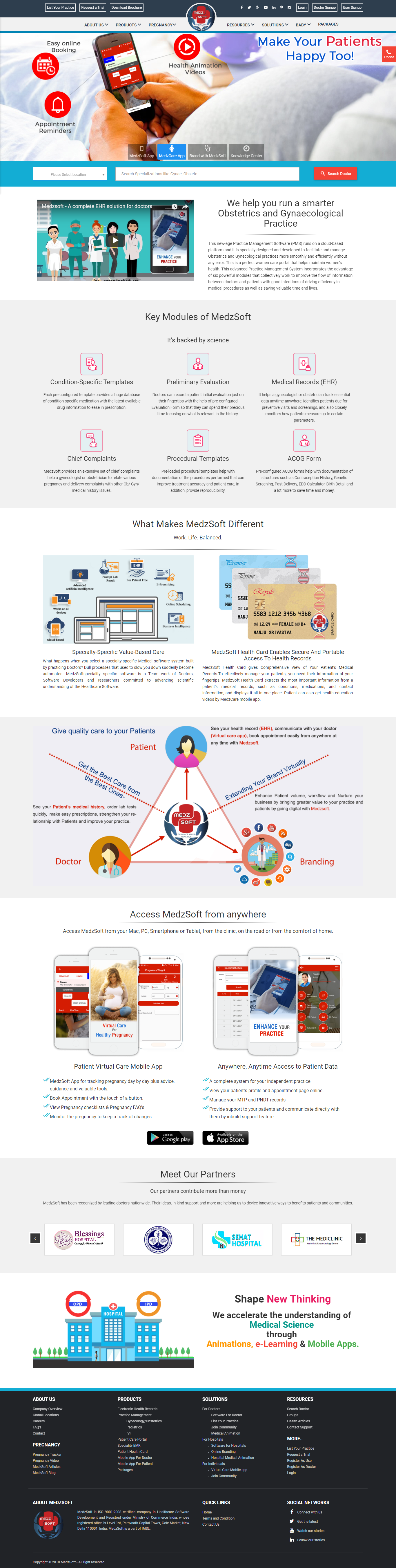 MedzSoft - Online Doctor Listing Portal
